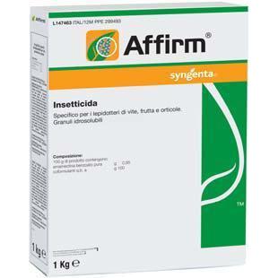 1 Kg AFFIRM - Emamectina benzoato larvicida dotato di rapido potere abbattente e ottima efficacia sui lepidotteri