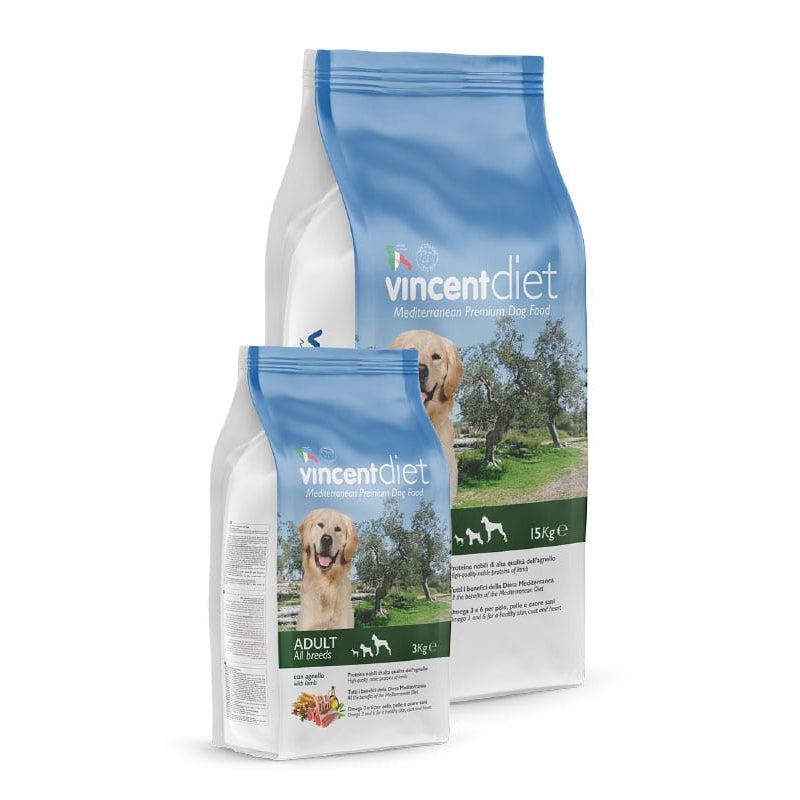 Vincent Diet Adult con agnello 3/15 kg-Farmagrishop.it