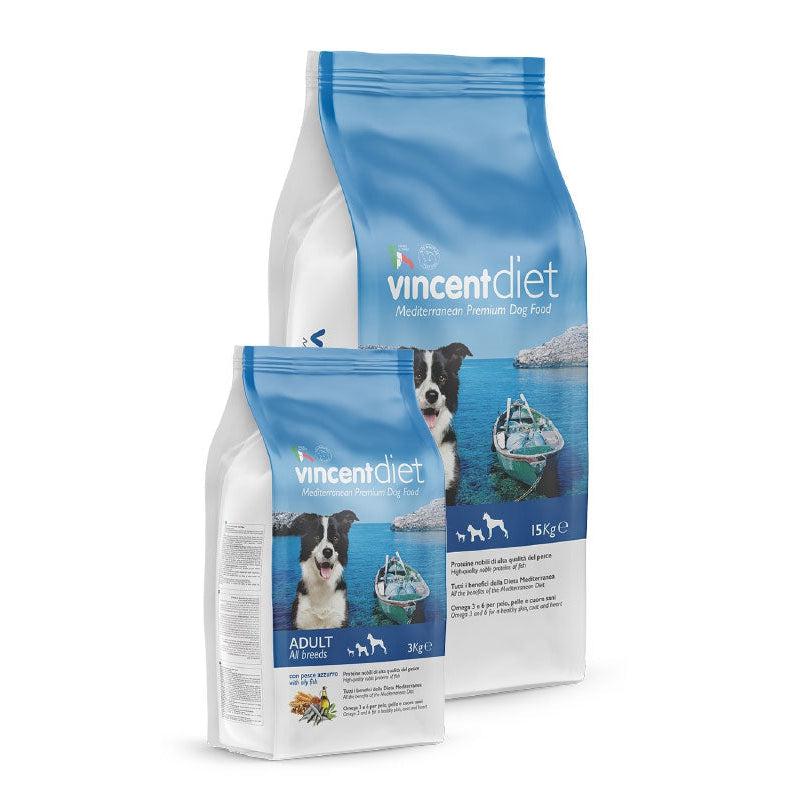 Vincent Diet Adult con pesce azzurro 3/15 kg