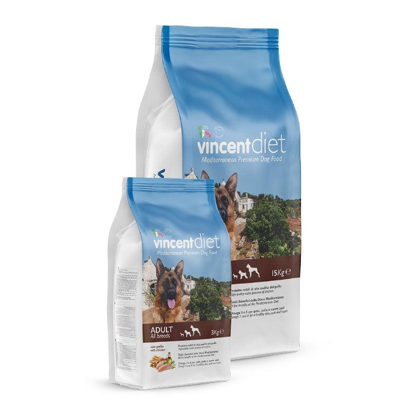 Vincent Diet Adult con pollo 3/15 kg-Farmagrishop.it