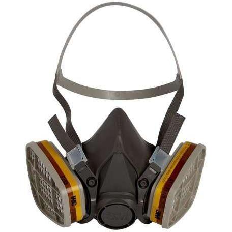 3M™ Semimaschera mascherina riutilizzabile, Grande, 6300 con coppia di filtri inclusa