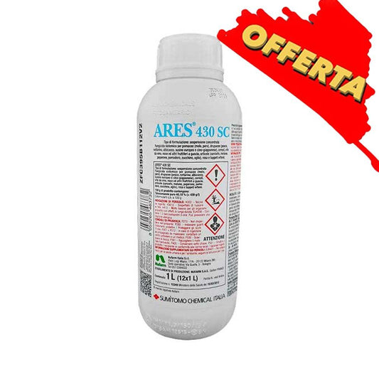 ARES 430 - Fungicida sistemico per pomacee, drupacee, cereali e altro