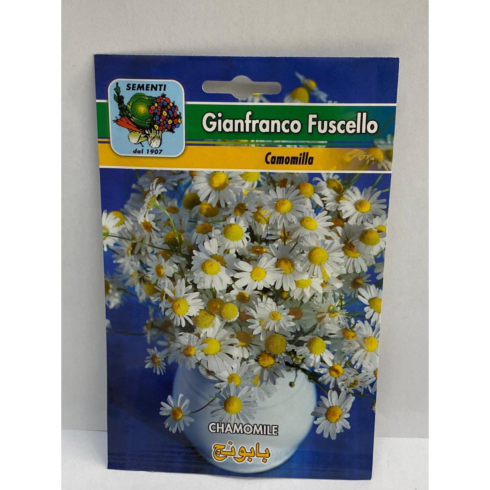 Busta da 20 gr di Semi di fiori di Camomilla –