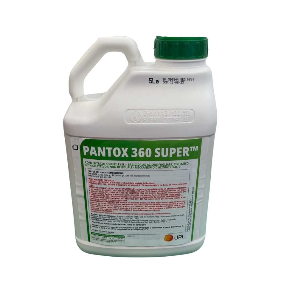 5 lt Pantox 360 Super Erbicida Sistemico