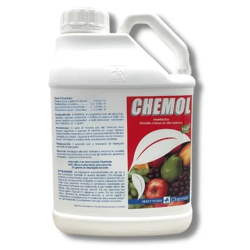 Lt 1- CHEMOL - liquido emulsionabile insetticida acaricida ovicida a base di olio bianco