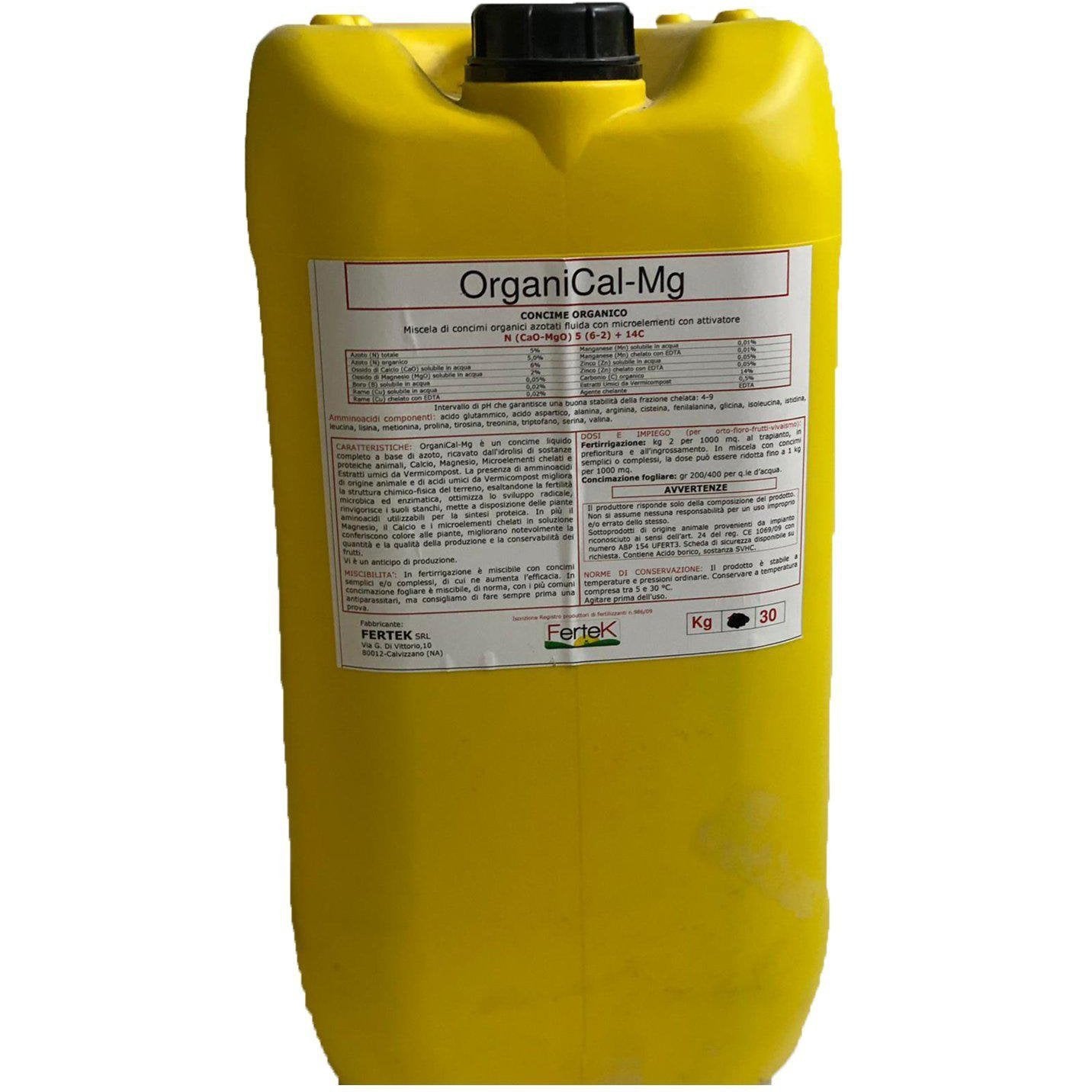 30 Kg ORGANICAL - Mg miscela di concime organico azotato con microelementi