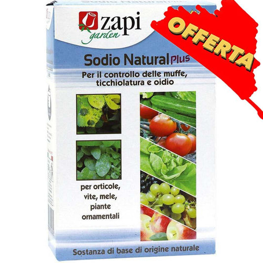 500 gr ZAPI SODIO NATURAL PLUS - Sostanza di base per muffe, ticchiolatura, oidio (malbianco)