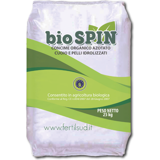 Bio SPIN - concime organico consentito in agricoltura biologica con AZOTO a cessione modulata
