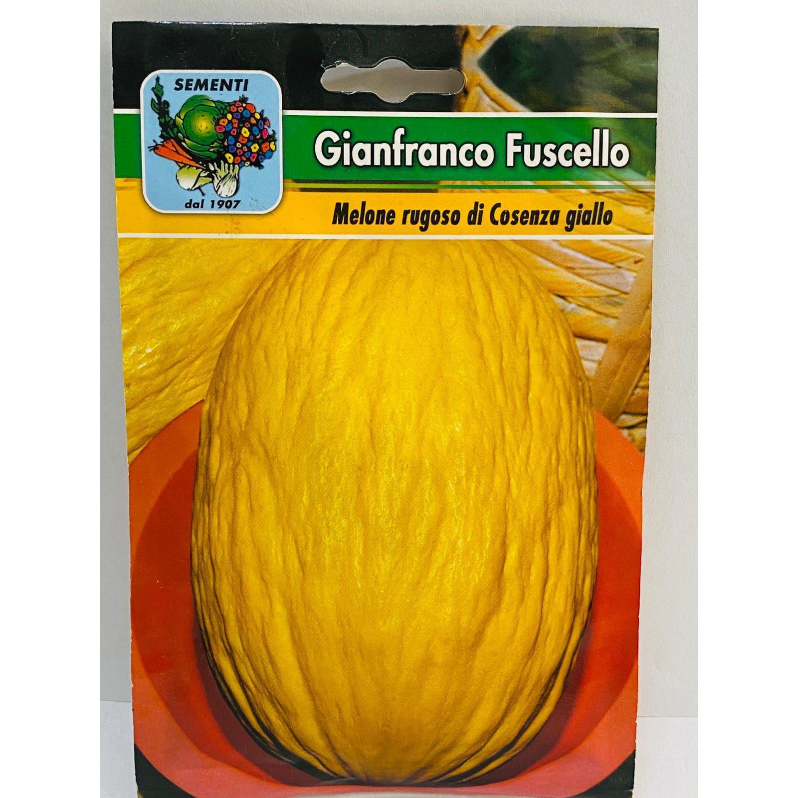 Busta da 20 gr di Semi di Melone rugoso di Cosenza giallo-Farmagrishop.it