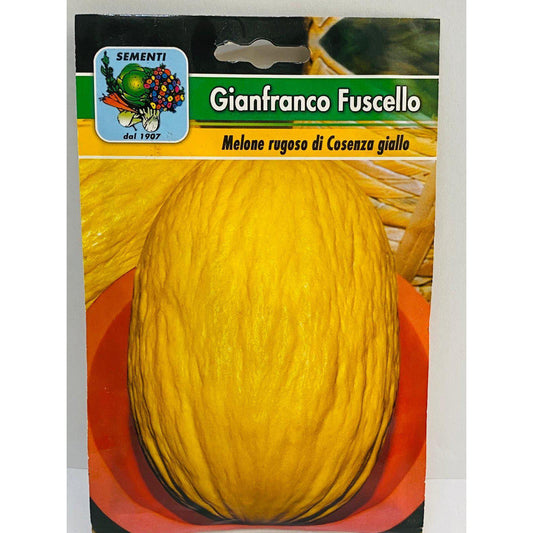 Busta da 20 gr di Semi di Melone rugoso di Cosenza giallo-Farmagrishop.it