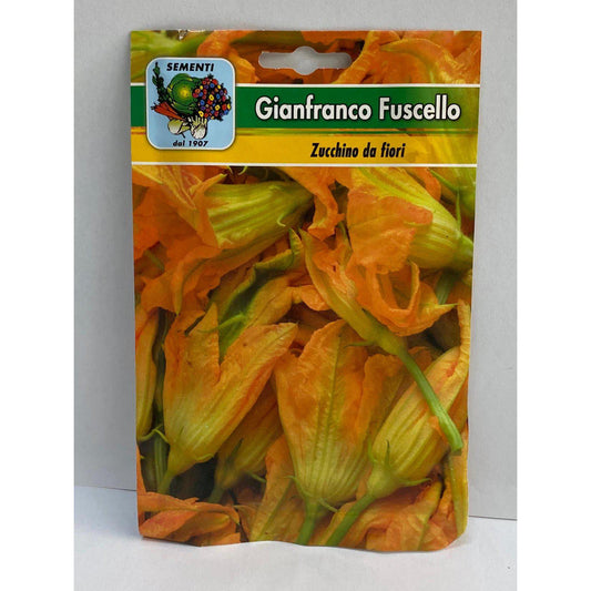 Busta da 20 gr di Semi di Zucchino da fiori-Farmagrishop.it