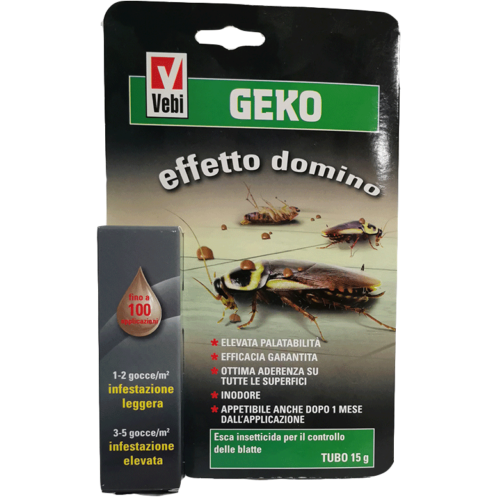 GEKO - Esca insetticida per blatte e scarafaggi Vebi
