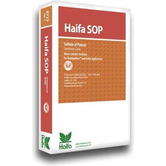 Haifa SOP G.G. Solfato Potassico - utilizzato negli ultimi interventi di fertirrigazione