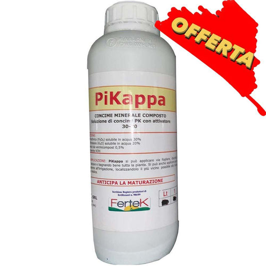 PIKAPPA - concime minerale composto da soluzione di concimi PK con attivatore 30-20