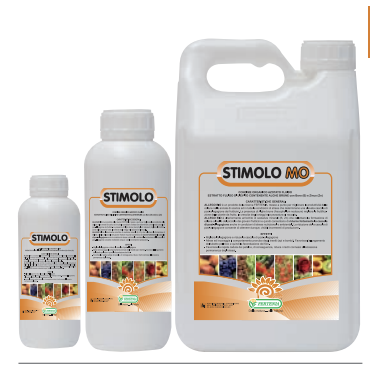 STIMOLO MO - prodotto di origine vegetale ad azione specifica su pianta e suolo con proprietà biostimolanti a cui viene aggiunto MOLIBDENO e ZINCO
