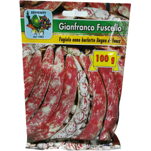 Semi fagiolo nano borlotto lingua di fuoco 100g